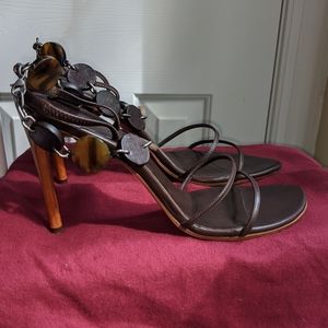 Bottega Veneta Ankle Bracelet Sandals